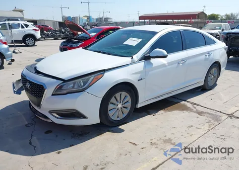 2016 Hyundai Sonata Hybrid Se z USA, uszkodzony, nr VIN KMHE24L12GA036395